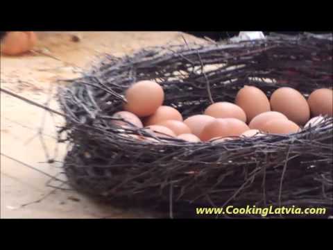 Latvian traditional Metenis day carnival and Easter