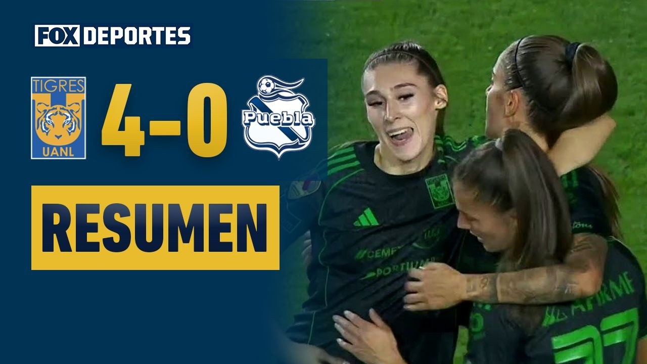 🤩 ¡GOLEADA EN EL 'VOLCÁN'! | Tigres 4-0 Puebla FC | Clausura 2026 | Liga MX Femenil | HIGHLIGHTS
