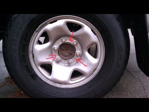 Tacoma TRD Off-road - installing OEM Center cap on metal rim