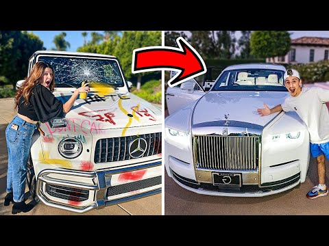 She Destroyed My Car, Then Surprised Me With My DREAM CAR! music video cover