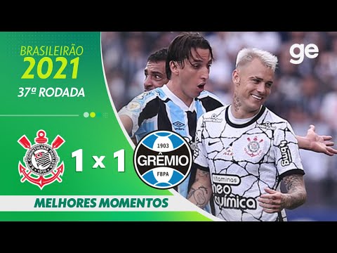 Gols e lances de Corinthians x Grêmio