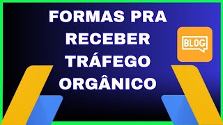 FORMAS PARA RECEBER TRÁFEGO ORGÂNICO EM SEU BLOG