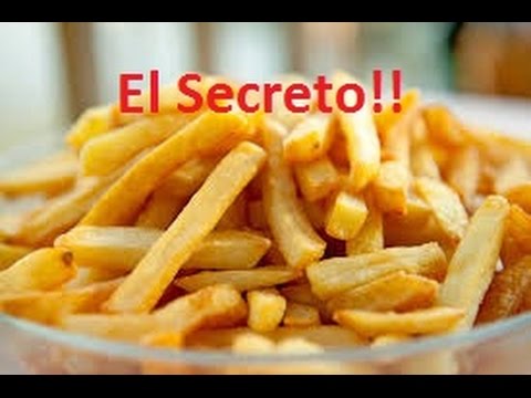 Papas fritas crujientes truco!