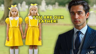 TWIN GIRLS CRY AT THEIR MOTHER'S GRAVE. THE MILLIONAIRE – WHEN HE SEES THEIR FACES, HE STARTS TO CRY