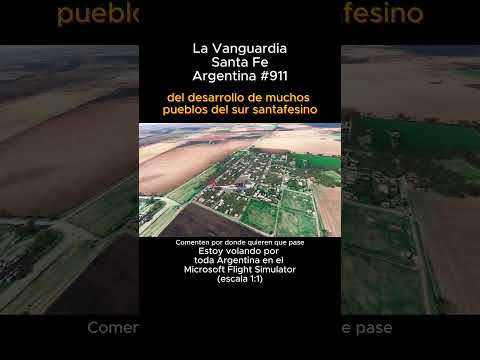 La Vanguardia, Santa Fe desde el Microsoft Flight Simulator #lavanguardia #santafe #msfs #joaha45