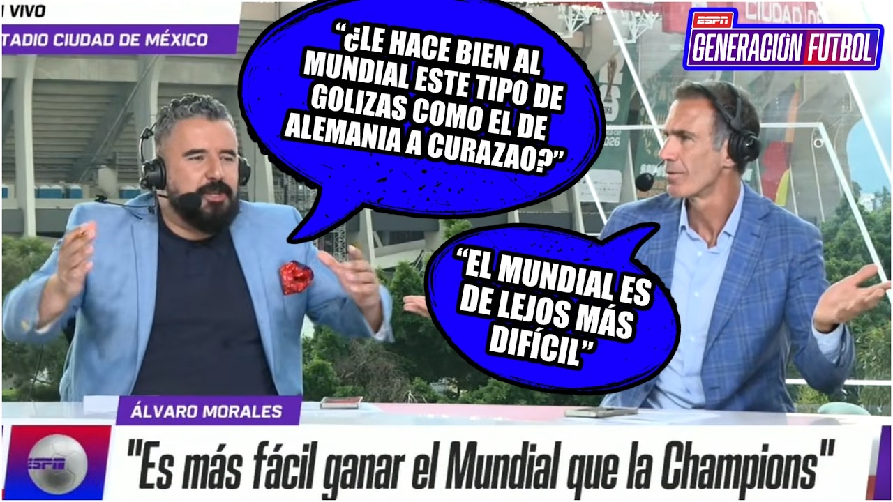 ALEMANIA GOLEÓ A CURAZAO en debut. Más FÁCIL GANAR el MUNDIAL que CHAMPIONS: Álvaro | Generación F