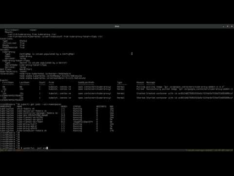Kubernetes CRI-O cluster demo