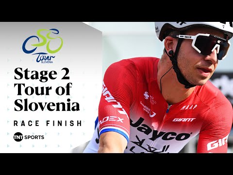 ELECTRIC FINISH! ⚡ | Men's Tour of Slovenia Stage 2 Final KM's | TNT Sports Cycling