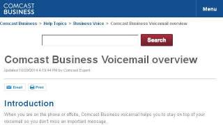 Comcast Voicemail Instructions
