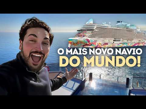 O MAIS NOVO NAVIO DO MUNDO - COMO É E QUANTO CUSTA O NORWEGIAN AQUA? - ESTEVAM PELO MUNDO