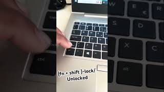 Lock / Unlock Function Key in HP Laptop (Shift + fn) - Elitebook #swastikcomputer #shortsvideo #stat
