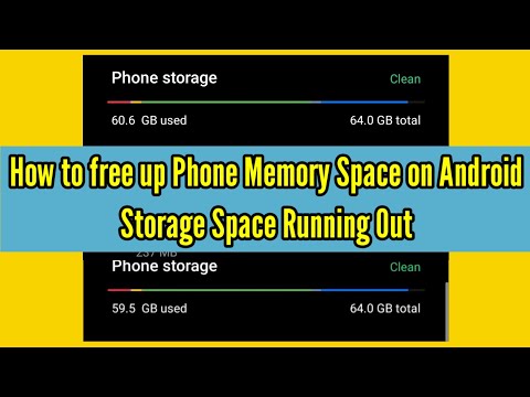 How to free up Phone Memory Space on Android /Smartphone | Storage Space Running Out