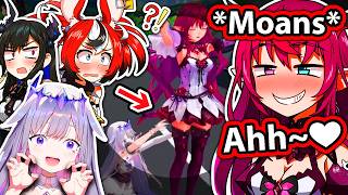 Biboo Suddenly Touches IRyS Thighs IRL, Bae and Nerissa Next to Them:【Hololive】