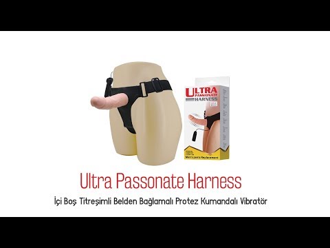 Ultra Passonate Harness İçi Boş Titreşimli Protez Penis