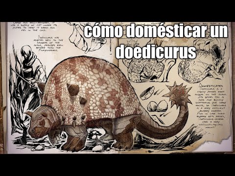 como domésticar un doedicurus fácil y rápido para principiantes#18(guía para principiantes)ark 2022