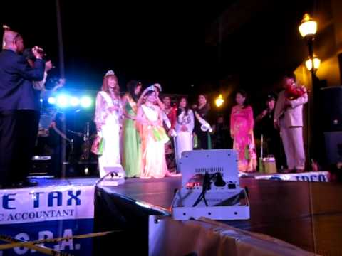 Viet town Pagent winner announcement - San Jose Little Saigon 2/24/2011