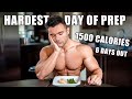 I AM SUFFERING | Peak Week Full Day Of Eating