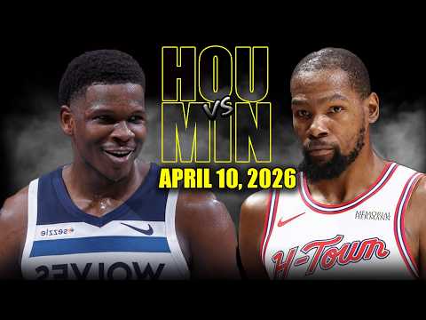 Houston Rockets vs Minnesota Timberwolves Full Game Highlights – April 10, 2026 | NBA Season
