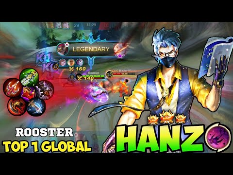 Hanzo Aggressive Hunting ~ Top 1 Global Hanzo by Rooster. ~ Mobile Legends Bang Bang