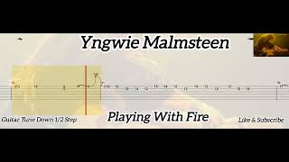 Yngwie Malmsteen - Playing With Fire ( Tab Guitar )