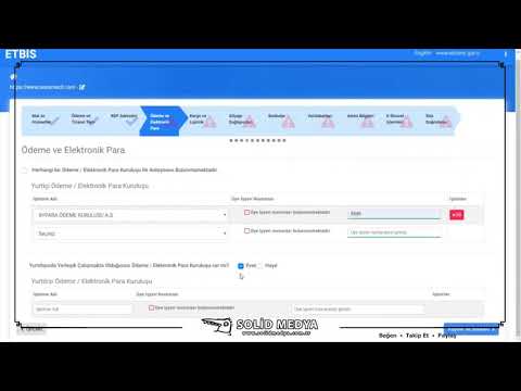 ETBİS Kayıt Oluşturma