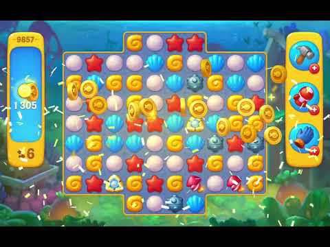 Fishdom Level 9857 - Daily Log #211 | Super Lightning Activated