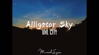 Alligator Sky - Owl City feat. Shawn Chrystopher Lyrics🎶🎶