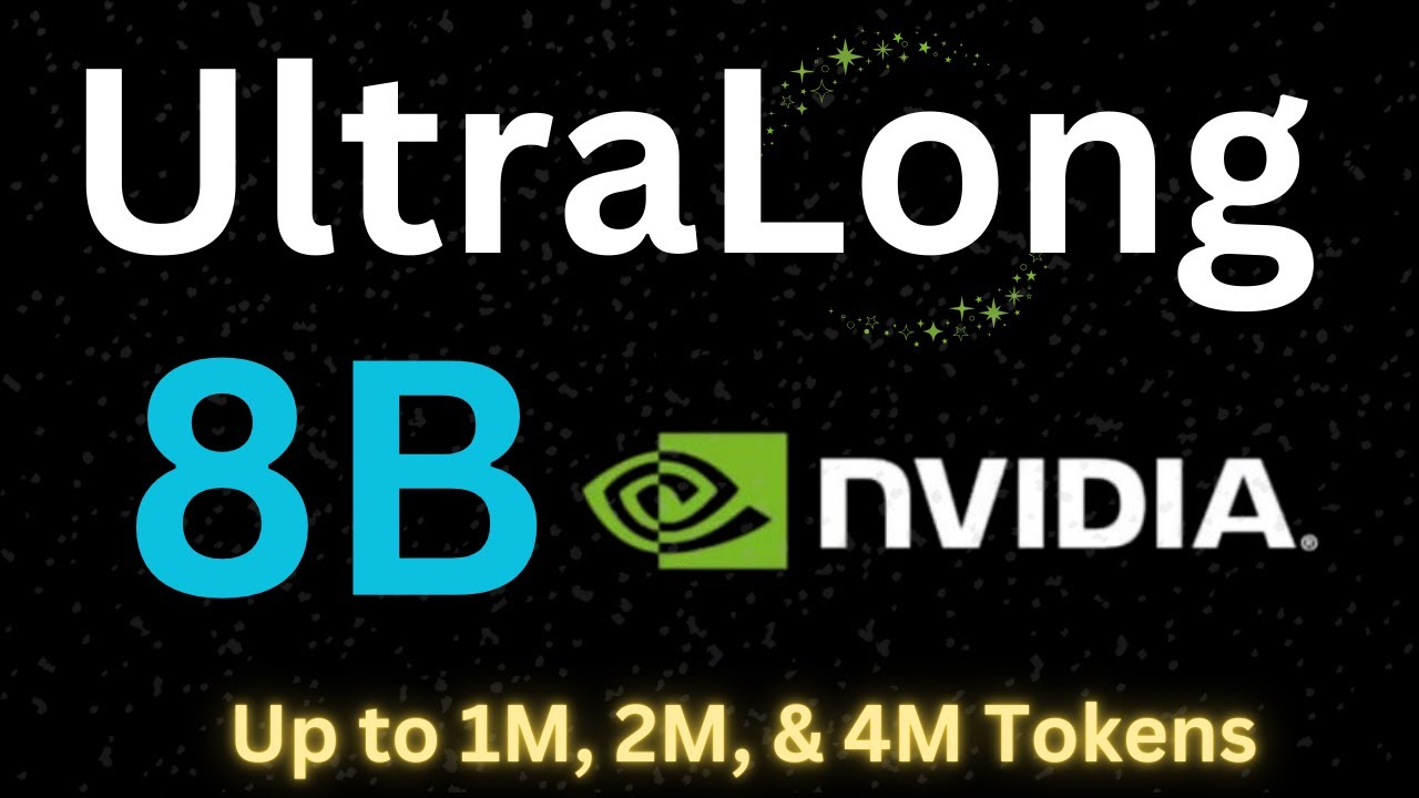 NVIDIA Drops UltraLong-8B with 4M Context Window - Install Locally and Test