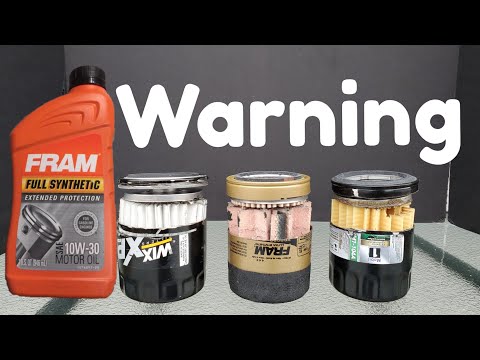 I can't believe what FRAM OIL did to my engine!