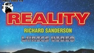 REALITY - Richard Sanderson - Lyrics video