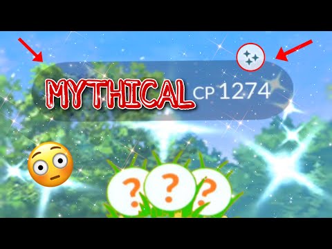 Finally! got a SHINY MYTHICAL Pokemon after so many days…