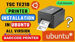 How to install TSC Thermal Printer in Ubuntu | Barcode Printer Install in Ubuntu @howtechnews