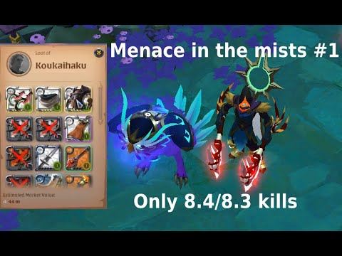 Menace in the mists #1 | Bear paws | Only 8.4/8.3 kills | 8.4 Giveaway | Albion Online
