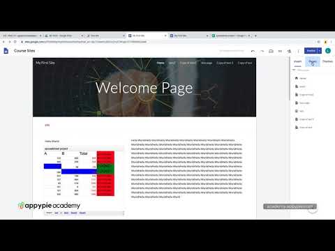 Introduction to Google Sites Lesson 01