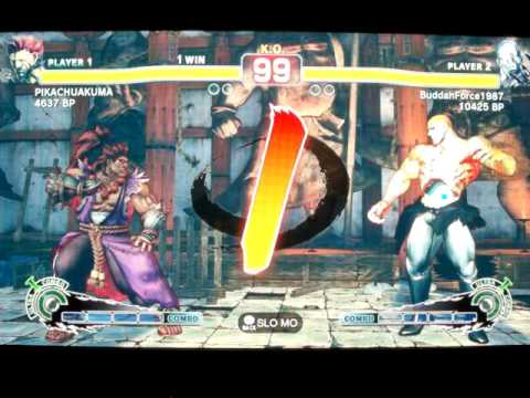 SSFIV ENDLESS BATTLE MATCH JR RODRIGUEZ ( AKUMA ) VS BuddahForce1987 ( SETH ) ON XBOX 360 GAME 2
