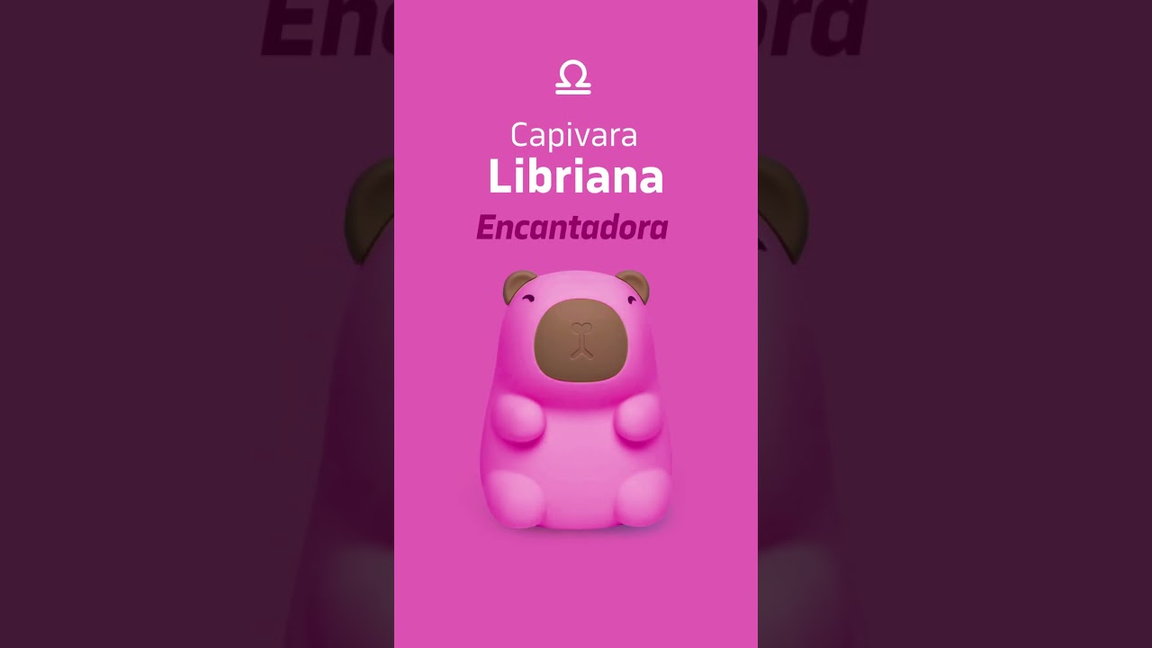 LUMINÁRIA SOFT LED TASCHIBRA CAPYBARA 0,5W RECARREGÁVEL