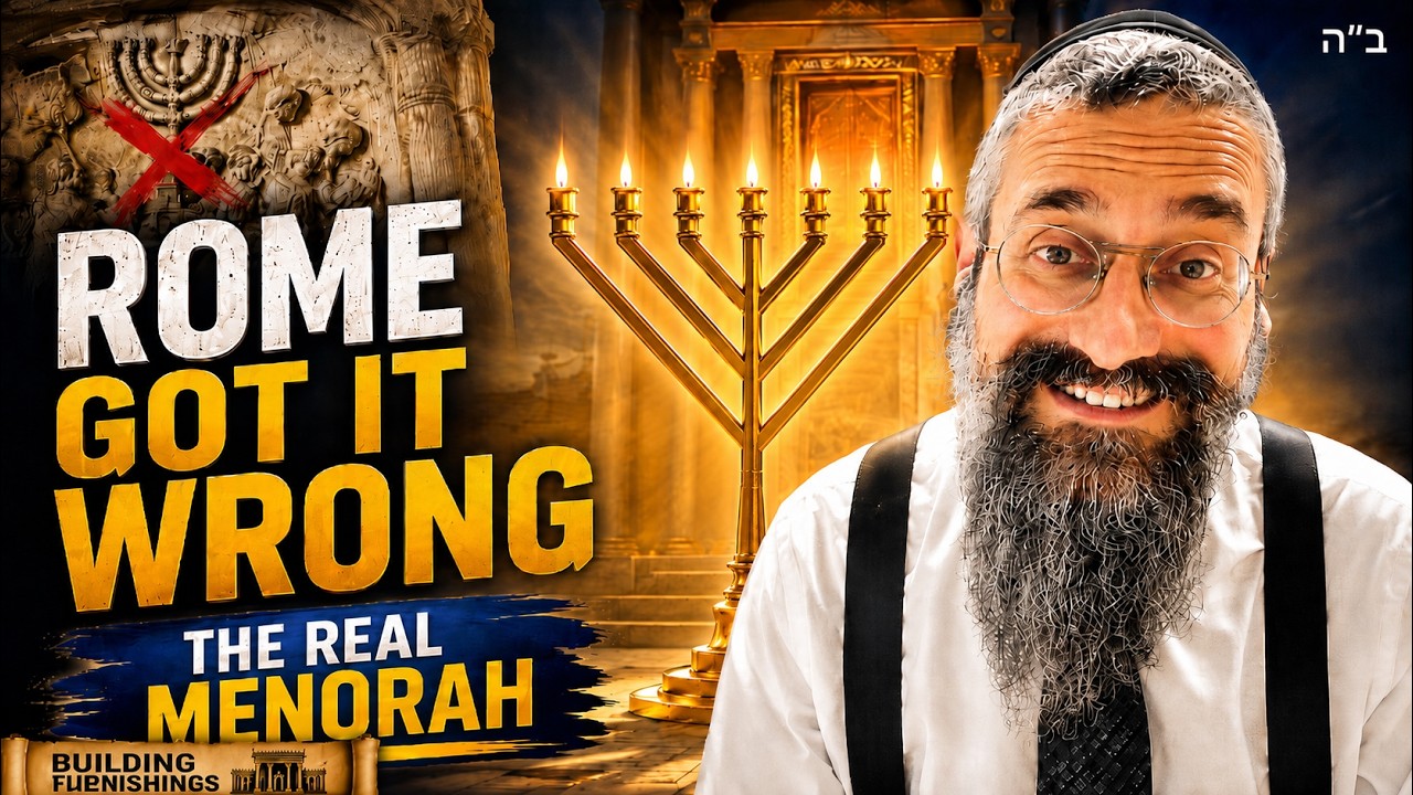 The Menorah Rome Never Saw | The True Shape of the Beit HaMikdash Menorah thumbnail