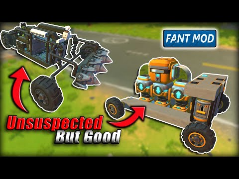 ScrapMechanic Fantmod Ep.1 !! Automated Farming Drone & The Band-trike !