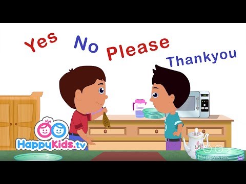 Yes, No, Please And Thank You - Learning Songs Collection For Kids And Children | Happy Kids