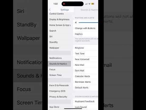 How to change ringtone in iOS, iPhone 14 #iphone #apple