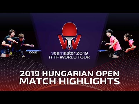 Chen Meng/Sun Yingsha vs Zhu Yuling/Wang Manyu | 2019 Hungarian Open Highlights (Final)