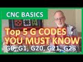 TOP FIVE MUST KNOW G Codes You Will Use For How To Use Them On Your Cnc Router Laser Gcode