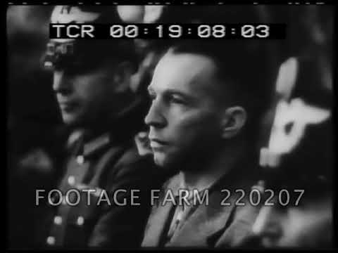 Trial of the Anti-Hitler Plot - 220207-02 | Footage Farm Ltd