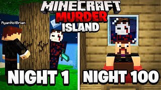 Surviving 100 Nights on a Minecraft Murder Island 