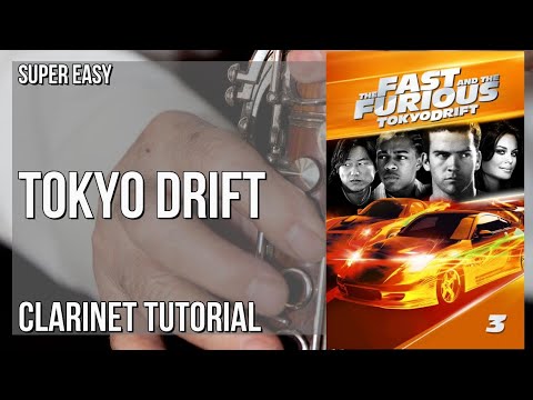 How to play Tokyo Drift (Fast and Furious) by Teriyaki Boyz on Clarinet (Tutorial)