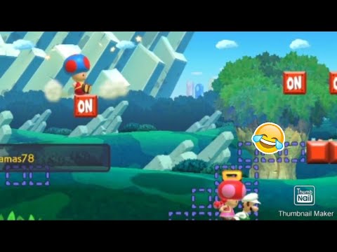 Being Toxic in Mario Maker 2 Multiplayer VS