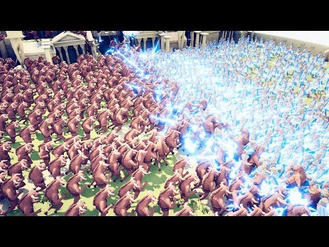 1000 Minotaur VS 1000 Gods in Sandbox Mode - Totally Accurate Battle Simulator