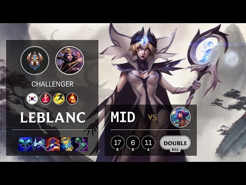 LeBlanc Mid vs Neeko - KR Challenger Patch 11.10