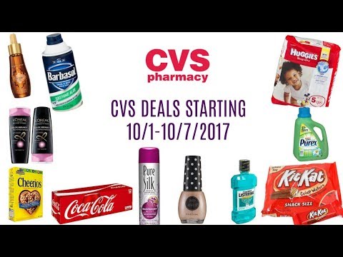 CVS Deals Starting 10/1/2017