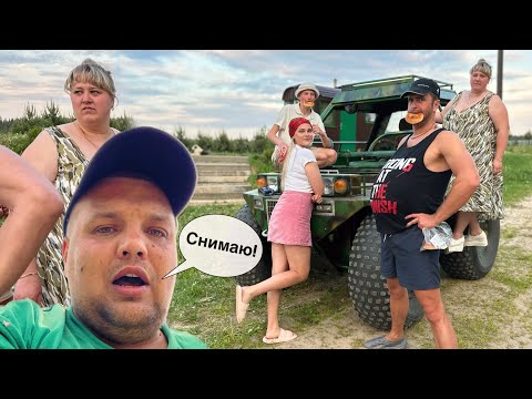 Юрык и Толик устроили покатушки с жонками. Андрэй усё сняу